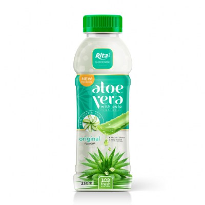 Pet bottle 330ml original aloe vera with pulp drink